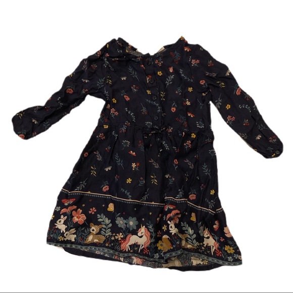 H&M Dark Floral Crêped Dress - Picture 4 of 7